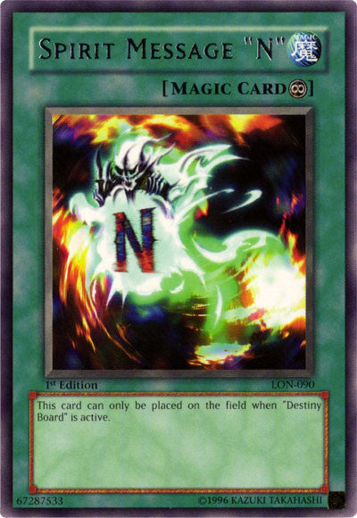 Spirit Message "N" [LON-090] Rare | Exor Games Dartmouth