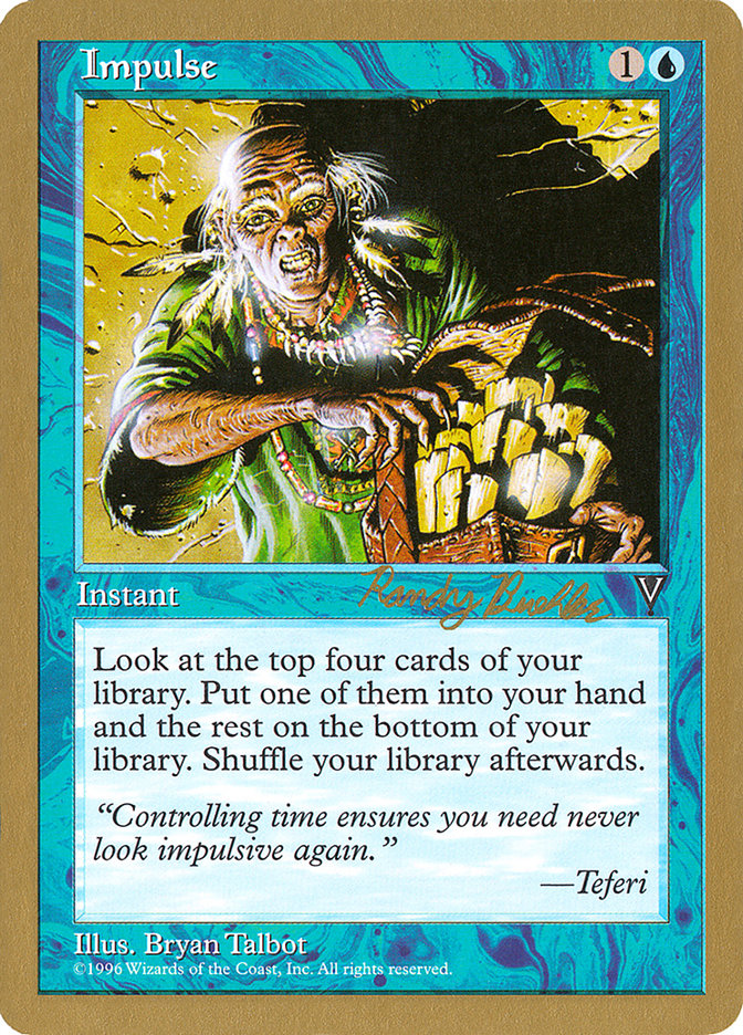 Impulse (Randy Buehler) [World Championship Decks 1998] | Exor Games Dartmouth
