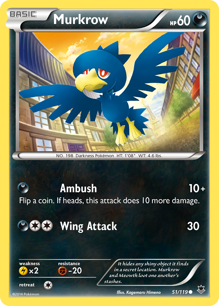 Murkrow (51/119) [XY: Phantom Forces] | Exor Games Dartmouth