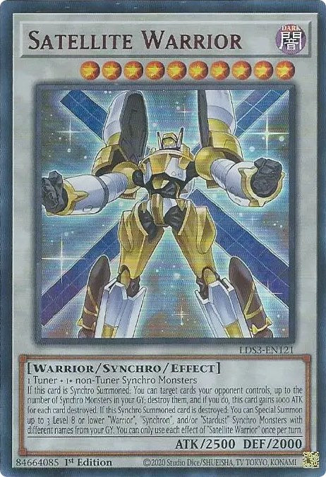 Satellite Warrior (Red) [LDS3-EN121] Ultra Rare | Exor Games Dartmouth