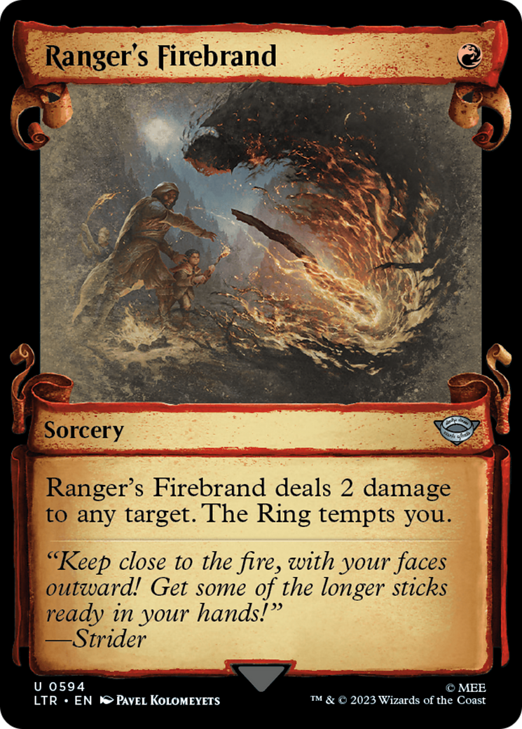 Ranger's Firebrand [The Lord of the Rings: Tales of Middle-Earth Showcase Scrolls] | Exor Games Dartmouth
