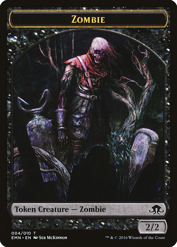 Zombie (004/010) [Eldritch Moon Tokens] | Exor Games Dartmouth