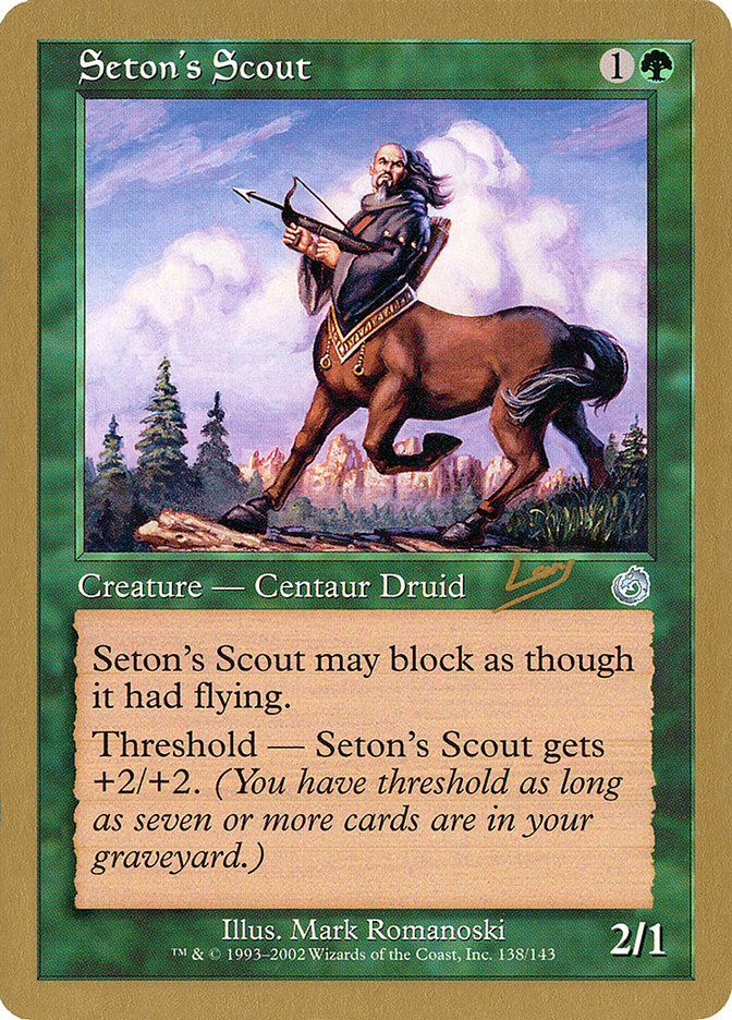 Seton's Scout (Raphael Levy) [World Championship Decks 2002] | Exor Games Dartmouth