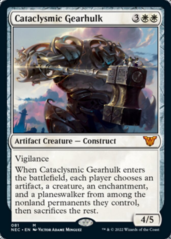 Cataclysmic Gearhulk [Kamigawa: Neon Dynasty Commander] | Exor Games Dartmouth