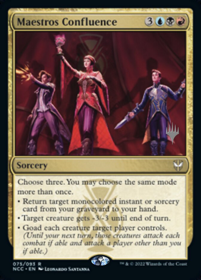 Maestros Confluence (Promo Pack) [Streets of New Capenna Commander Promos] | Exor Games Dartmouth