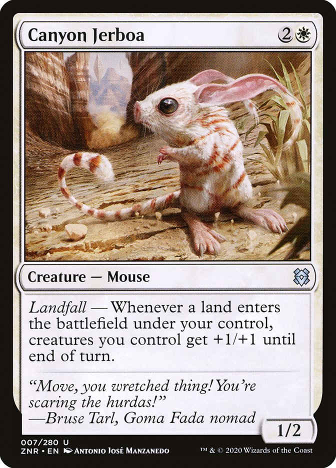 Canyon Jerboa [Zendikar Rising] | Exor Games Dartmouth