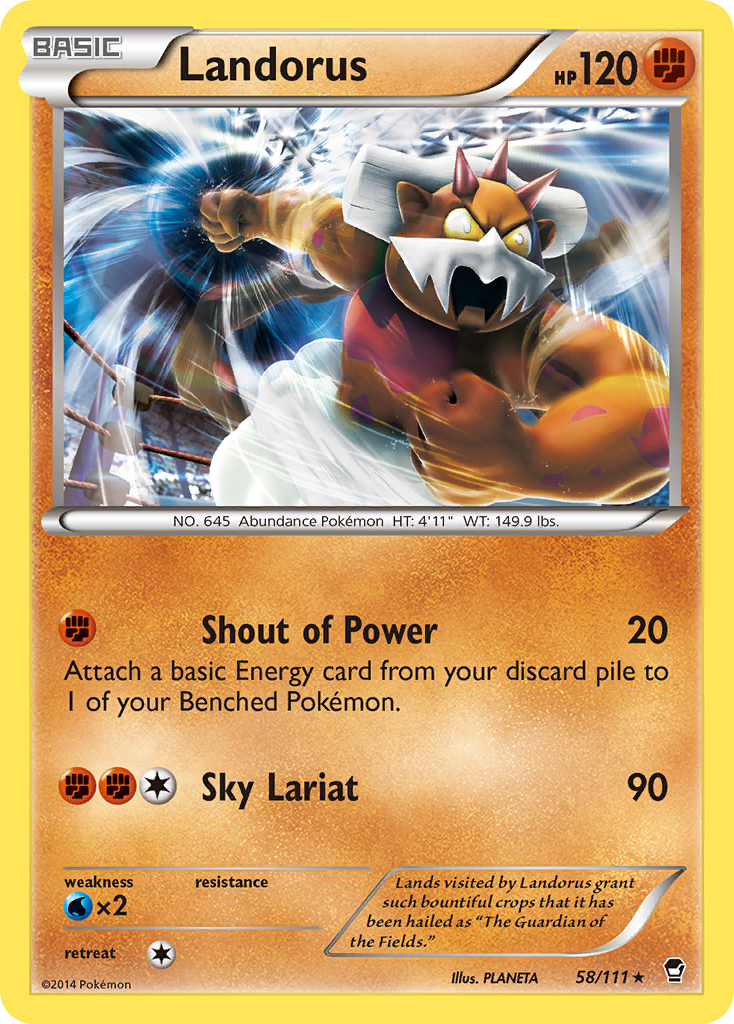 Landorus (58/111) [XY: Furious Fists] | Exor Games Dartmouth