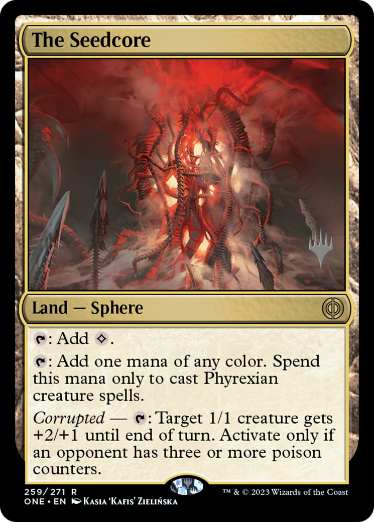 The Seedcore (Promo Pack) [Phyrexia: All Will Be One Promos] | Exor Games Dartmouth