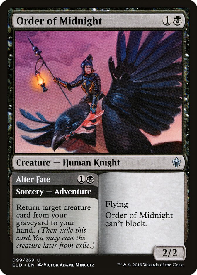 Order of Midnight // Alter Fate [Throne of Eldraine] | Exor Games Dartmouth