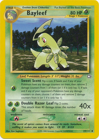 Bayleef (29/111) [Neo Genesis Unlimited] | Exor Games Dartmouth