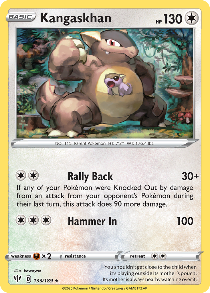 Kangaskhan (133/189) [Sword & Shield: Darkness Ablaze] | Exor Games Dartmouth