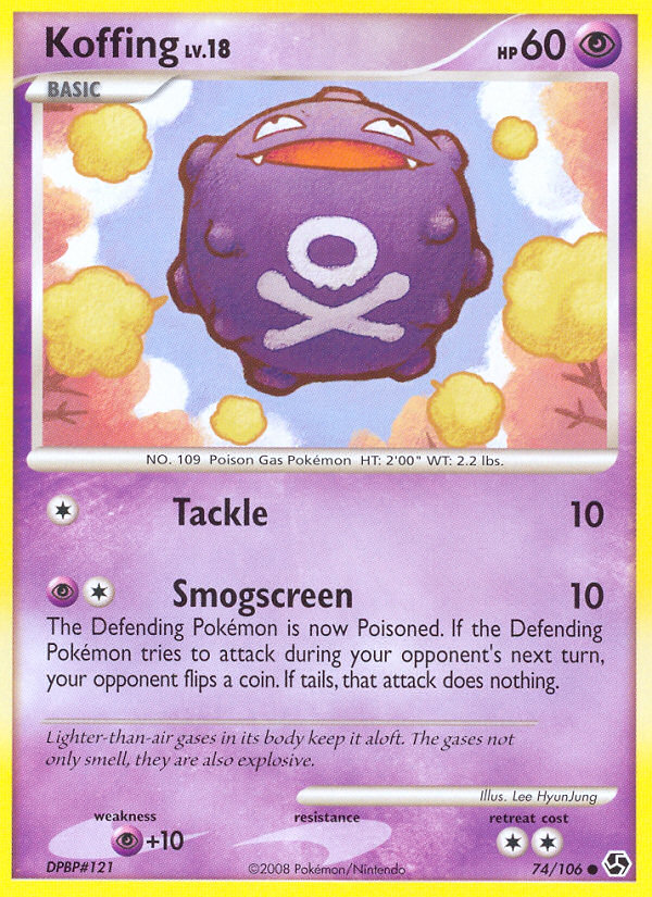 Koffing (74/106) [Diamond & Pearl: Great Encounters] | Exor Games Dartmouth