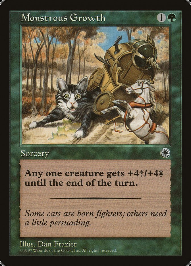 Monstrous Growth (With Flavor Text) [Portal] | Exor Games Dartmouth