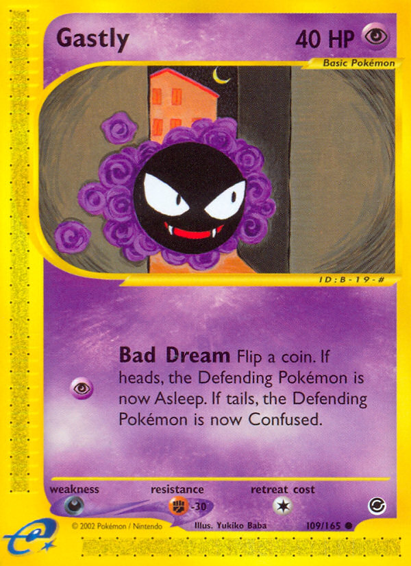 Gastly (109/165) [Expedition: Base Set] | Exor Games Dartmouth