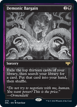 Demonic Bargain [Innistrad: Double Feature] | Exor Games Dartmouth