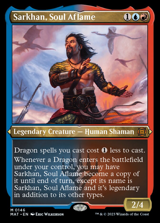 Sarkhan, Soul Aflame (Foil Etched) [March of the Machine: The Aftermath] | Exor Games Dartmouth