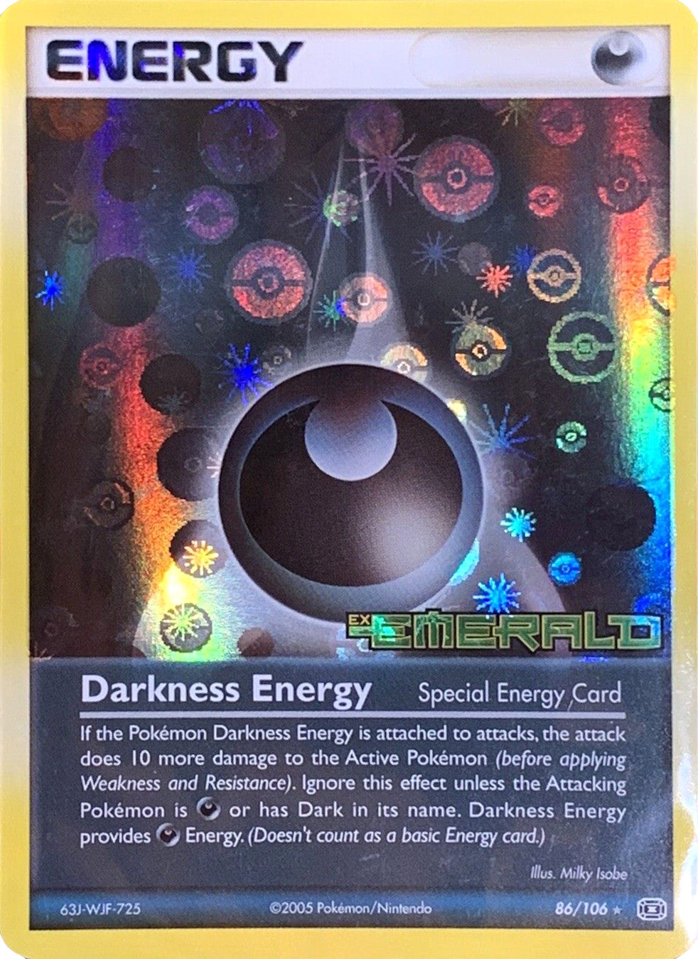 Darkness Energy (86/106) (Stamped) [EX: Emerald] | Exor Games Dartmouth