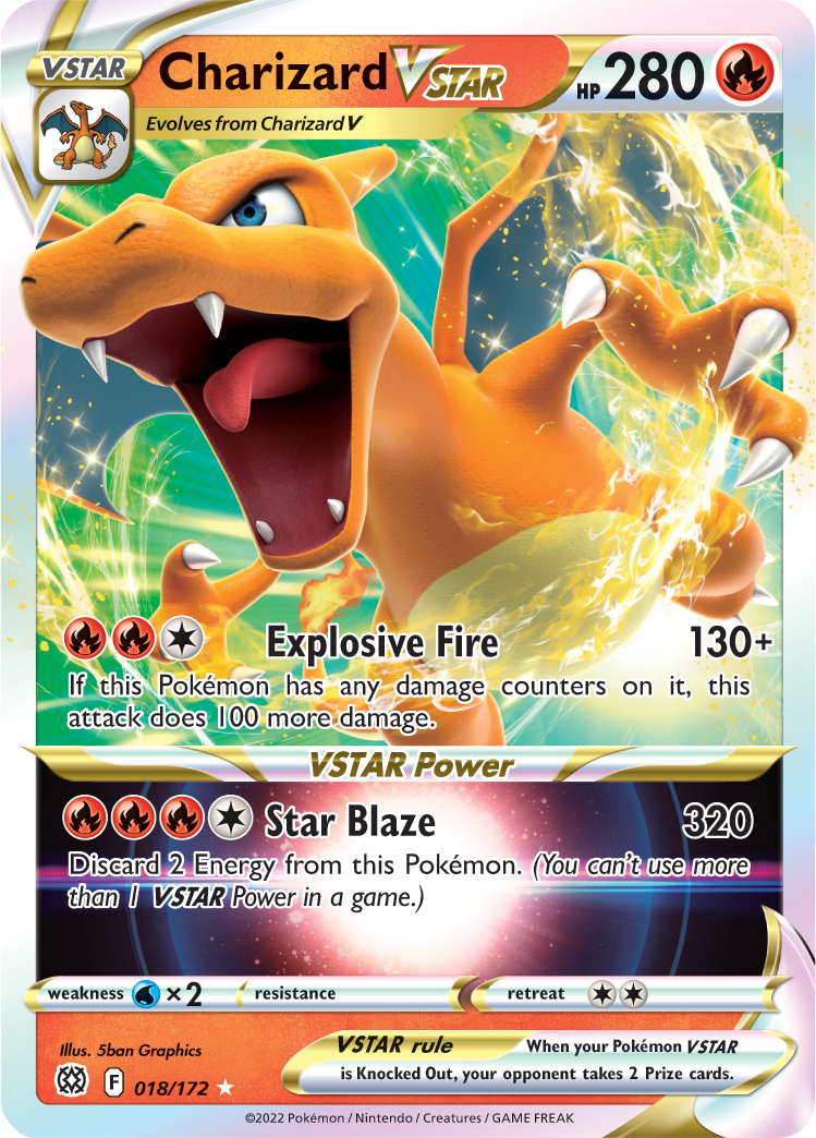 Charizard VSTAR (018/172) [Sword & Shield: Brilliant Stars] | Exor Games Dartmouth