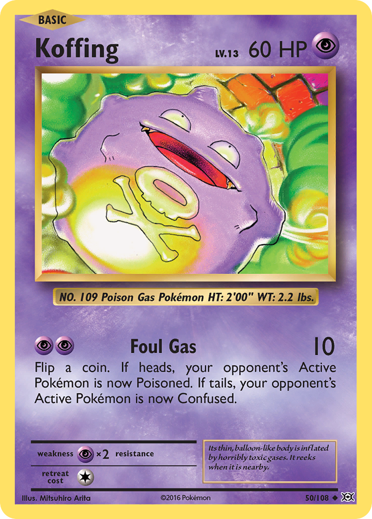 Koffing (50/108) [XY: Evolutions] | Exor Games Dartmouth