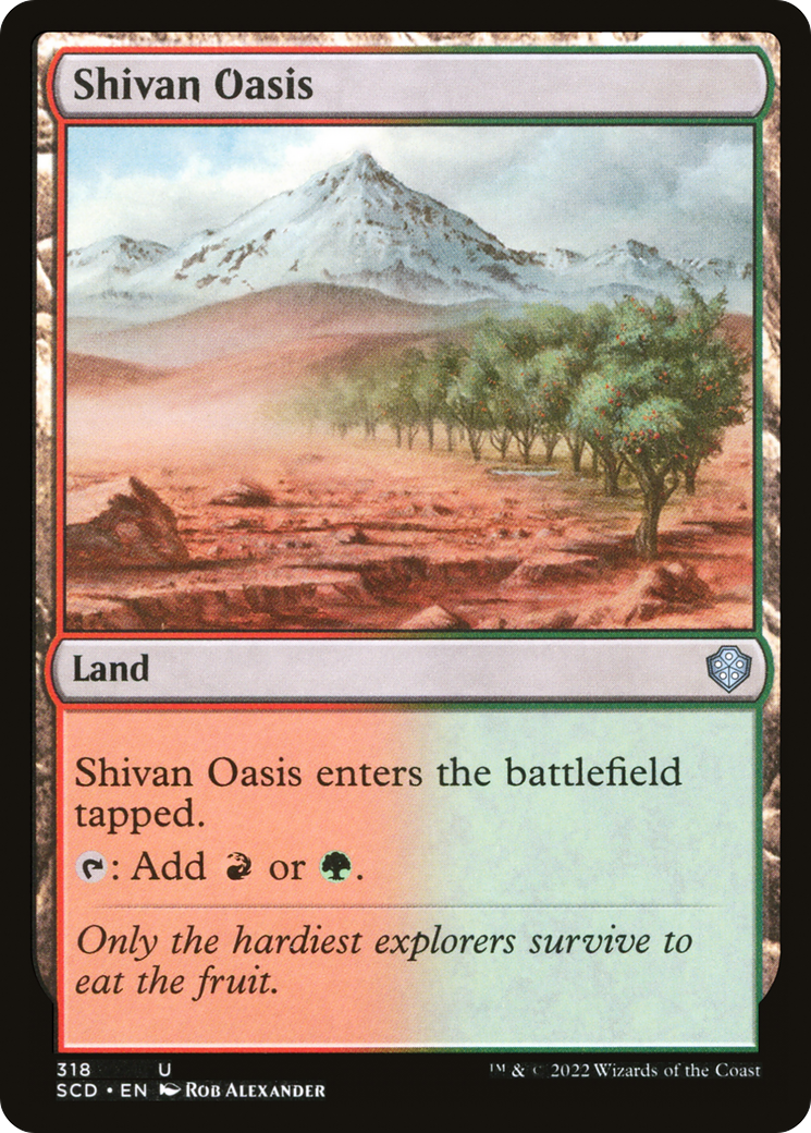 Shivan Oasis [Starter Commander Decks] | Exor Games Dartmouth