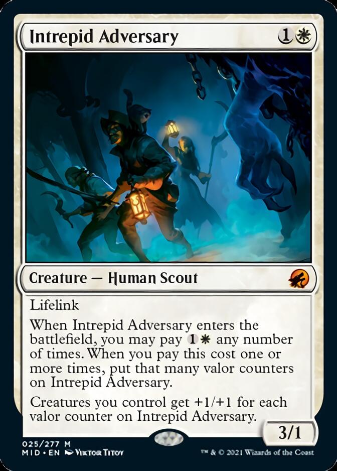 Intrepid Adversary [Innistrad: Midnight Hunt] | Exor Games Dartmouth