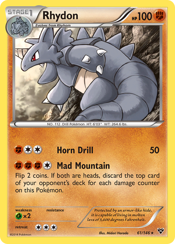 Rhydon (61/146) [XY: Base Set] | Exor Games Dartmouth