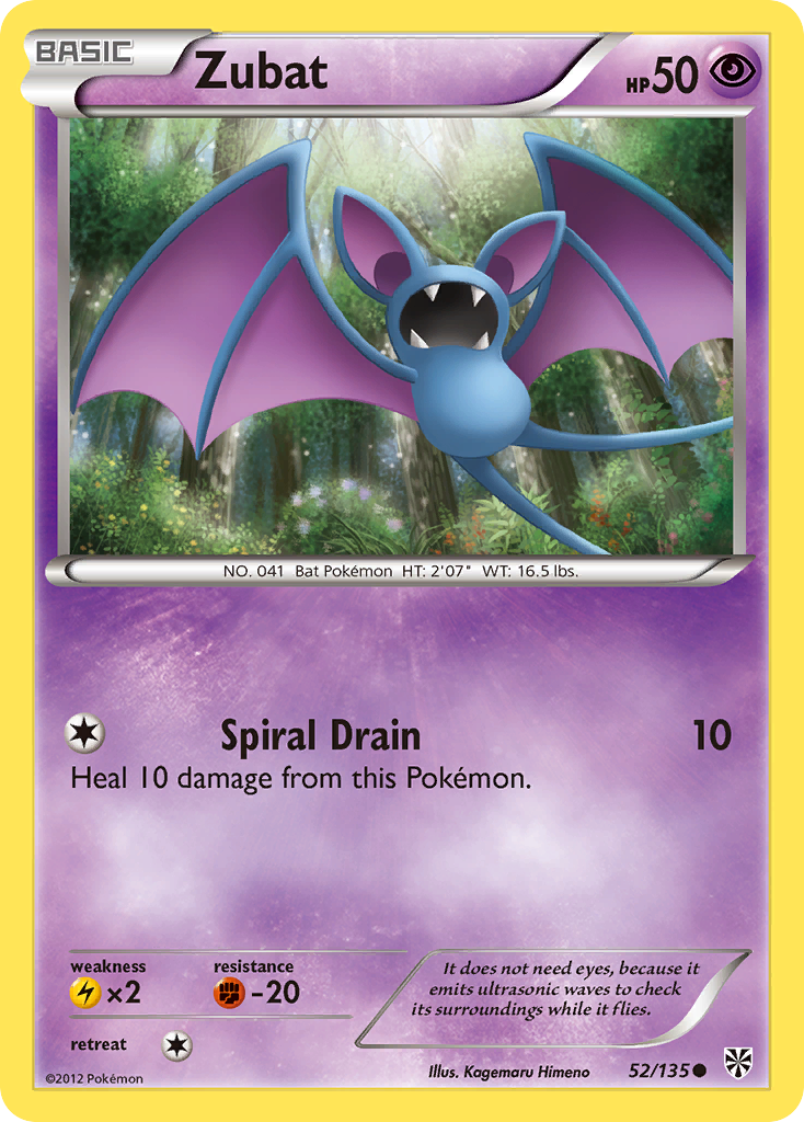 Zubat (52/135) [Black & White: Plasma Storm] | Exor Games Dartmouth