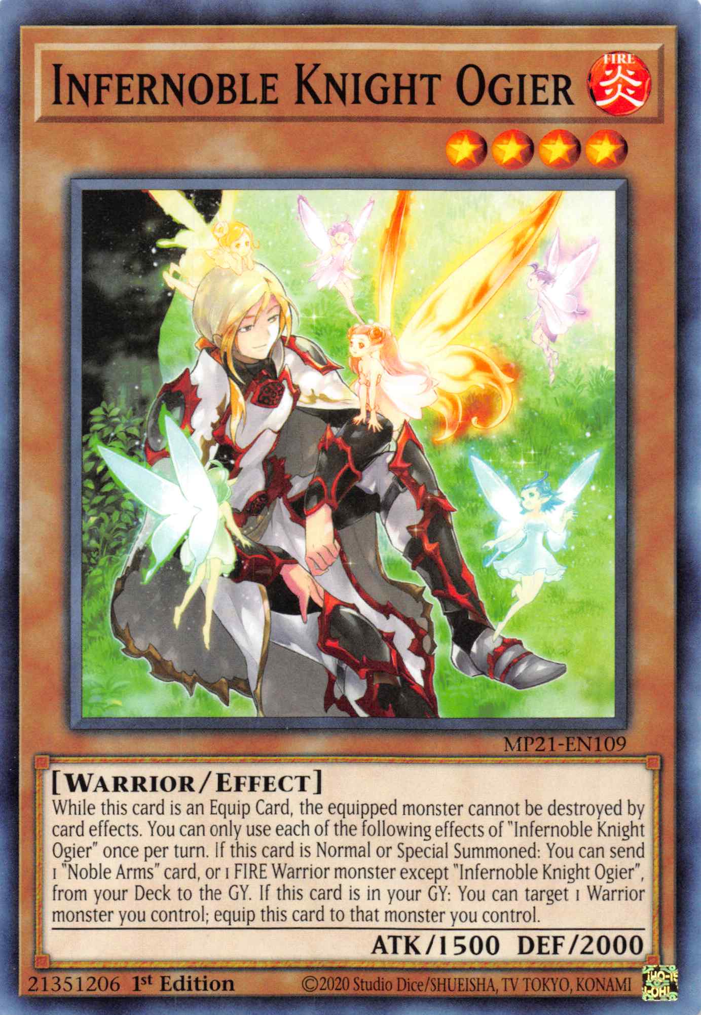 Infernoble Knight Ogier [MP21-EN109] Common | Exor Games Dartmouth