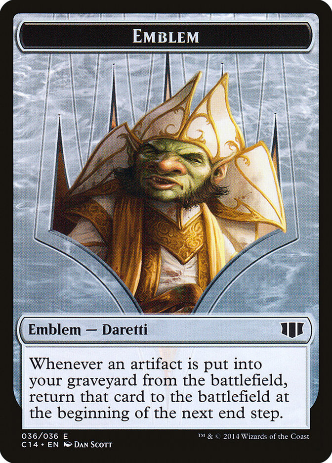 Daretti, Scrap Savant Emblem // Tuktuk the Returned Double-sided Token [Commander 2014 Tokens] | Exor Games Dartmouth