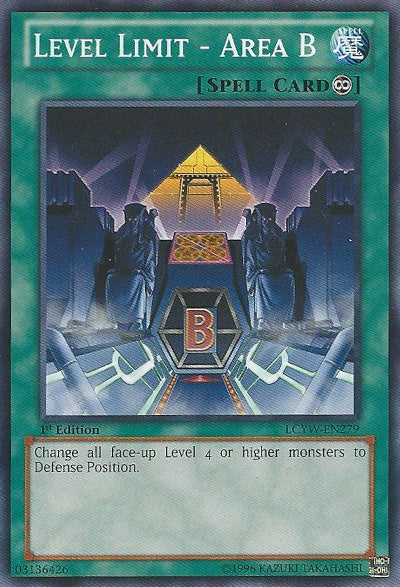 Level Limit - Area B [LCYW-EN279] Common | Exor Games Dartmouth