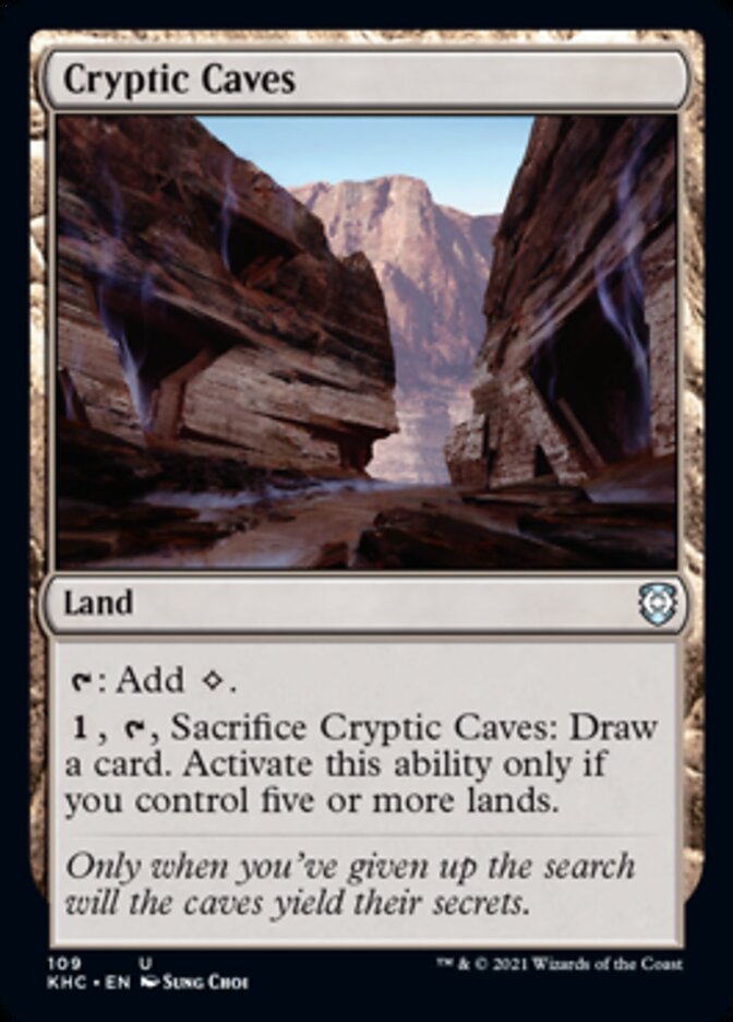 Cryptic Caves [Kaldheim Commander] | Exor Games Dartmouth