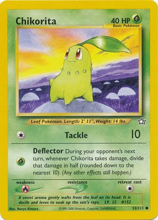 Chikorita (53/111) [Neo Genesis Unlimited] | Exor Games Dartmouth