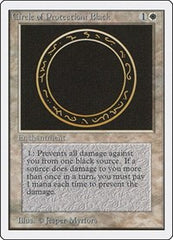 Circle of Protection: Black [Unlimited Edition] | Exor Games Dartmouth