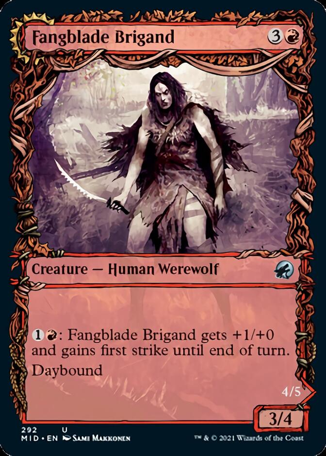 Fangblade Brigand // Fangblade Eviscerator (Showcase Equinox) [Innistrad: Midnight Hunt] | Exor Games Dartmouth