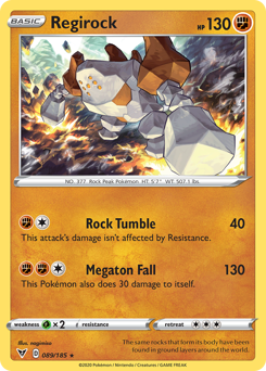 Regirock (089/185) [Sword & Shield: Vivid Voltage] | Exor Games Dartmouth