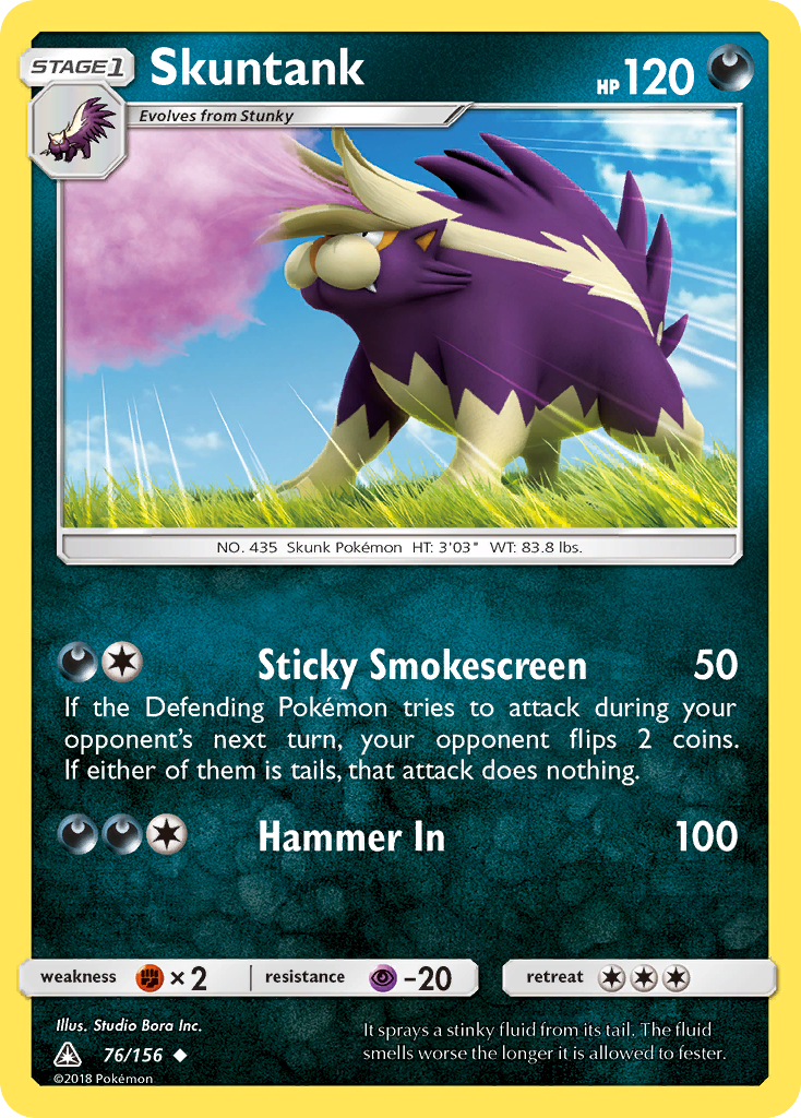 Skuntank (76/156) [Sun & Moon: Ultra Prism] | Exor Games Dartmouth