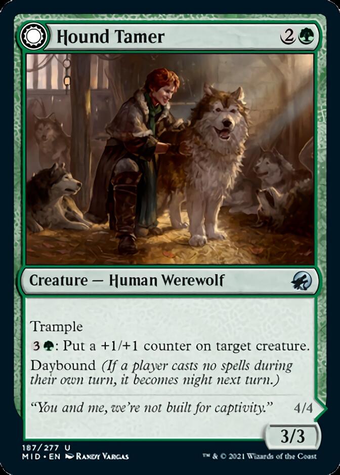 Hound Tamer // Untamed Pup [Innistrad: Midnight Hunt] | Exor Games Dartmouth