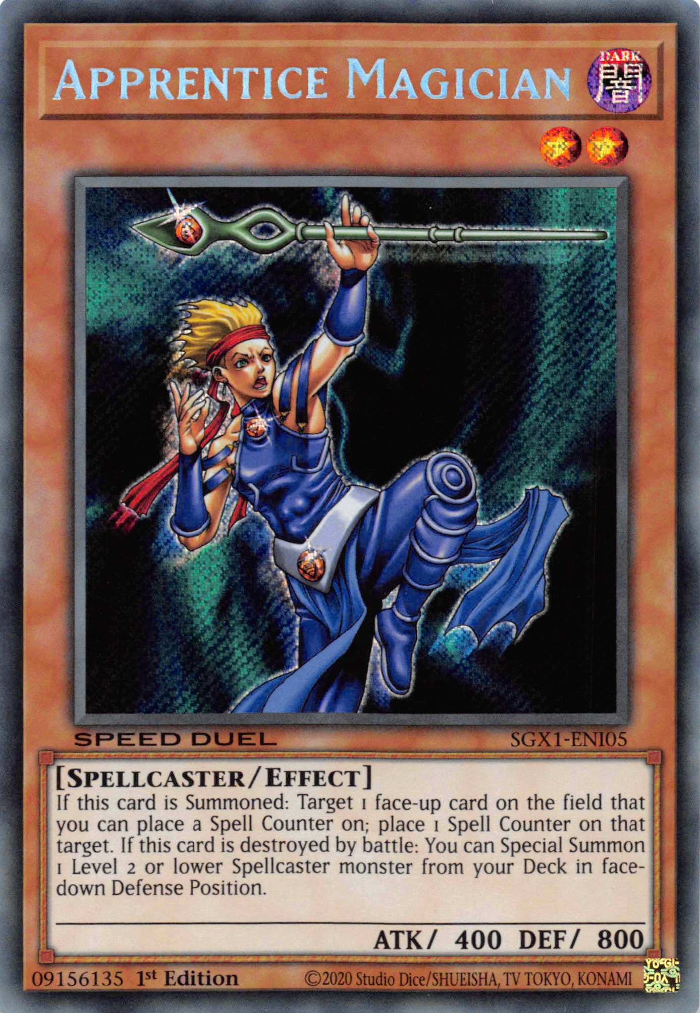 Apprentice Magician [SGX1-ENI05] Secret Rare | Exor Games Dartmouth