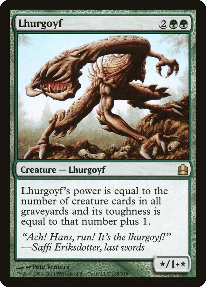 Lhurgoyf [Commander 2011] | Exor Games Dartmouth