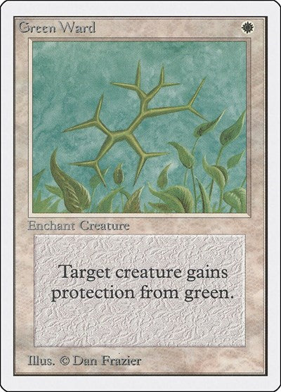 Green Ward [Unlimited Edition] | Exor Games Dartmouth