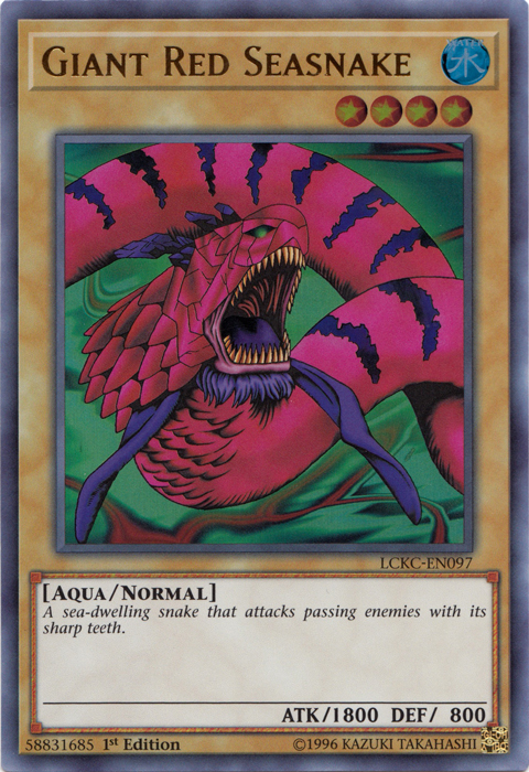 Giant Red Seasnake [LCKC-EN097] Ultra Rare | Exor Games Dartmouth