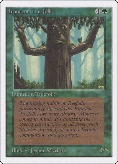 Ironroot Treefolk [Unlimited Edition] | Exor Games Dartmouth