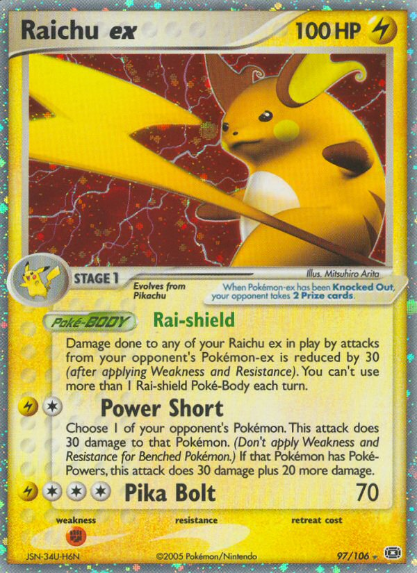 Raichu ex (97/106) [EX: Emerald] | Exor Games Dartmouth