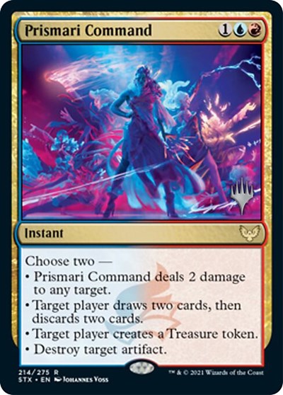 Prismari Command (Promo Pack) [Strixhaven: School of Mages Promos] | Exor Games Dartmouth