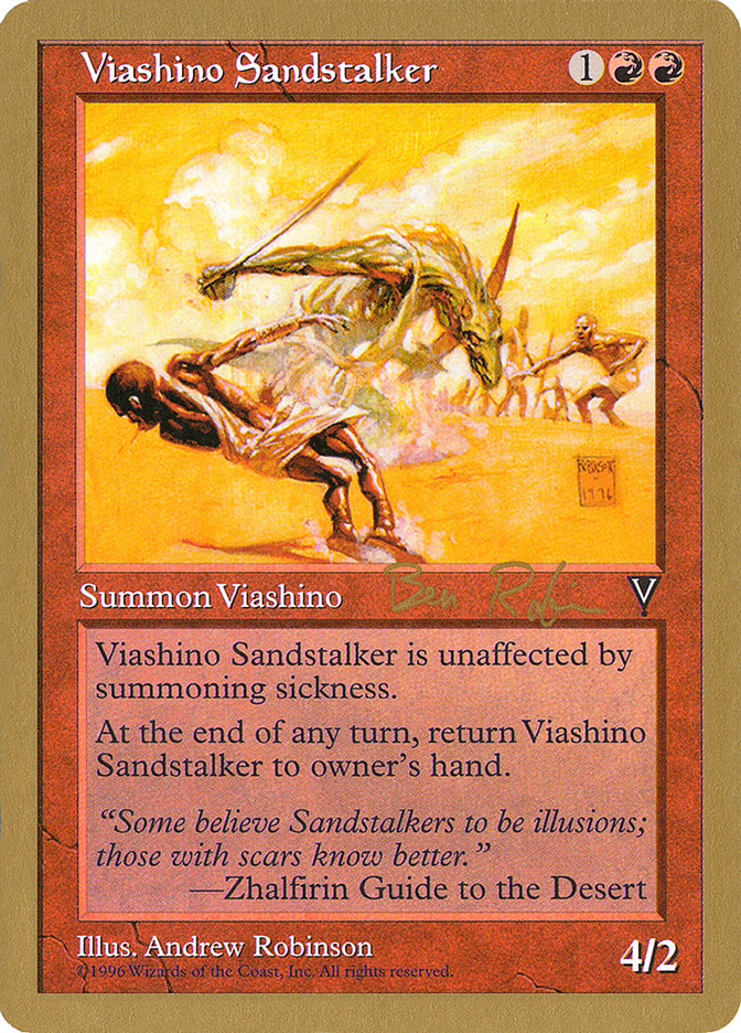 Viashino Sandstalker (Ben Rubin) [World Championship Decks 1998] | Exor Games Dartmouth