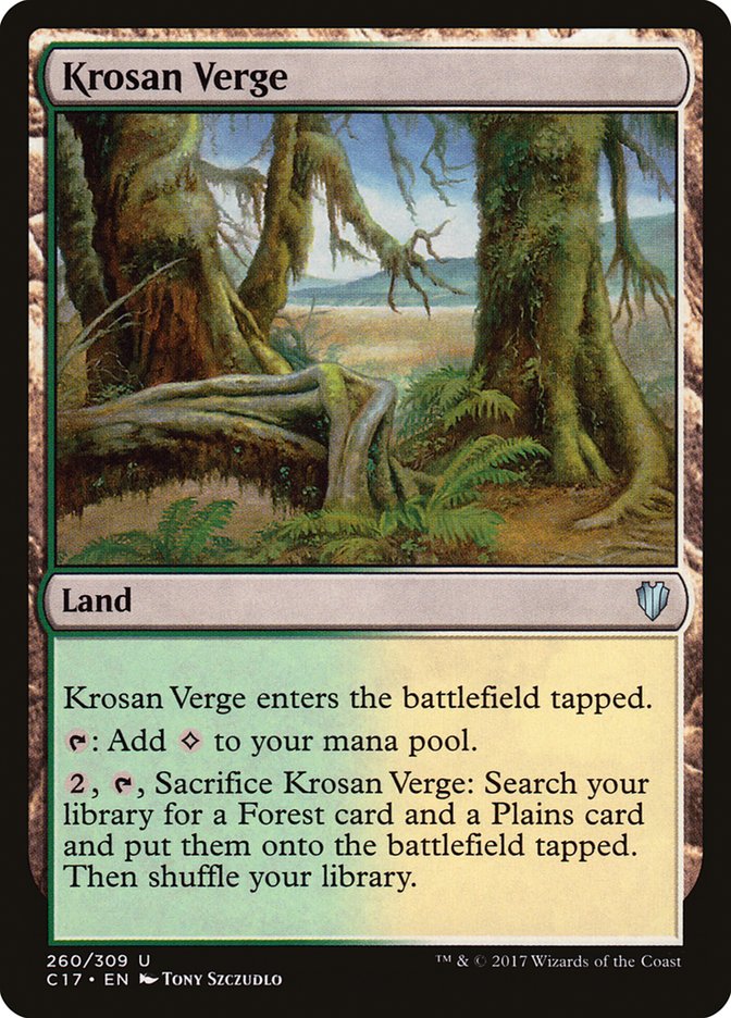 Krosan Verge [Commander 2017] | Exor Games Dartmouth