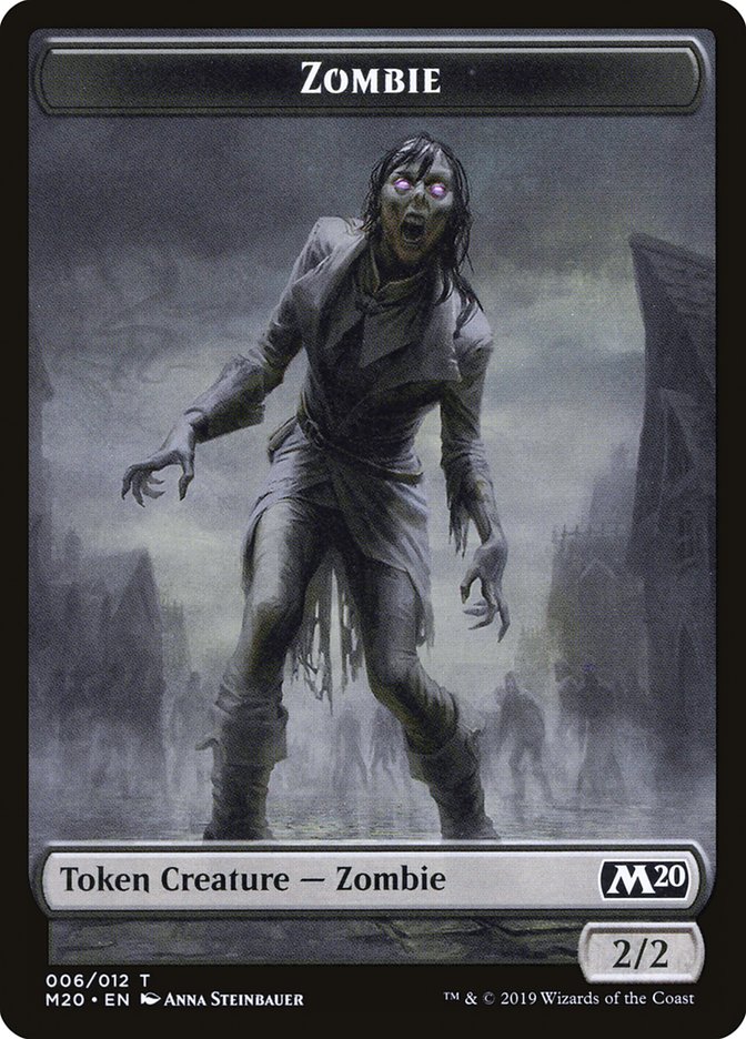 Dragon (002) // Zombie Double-Sided Token [Game Night 2019 Tokens] | Exor Games Dartmouth