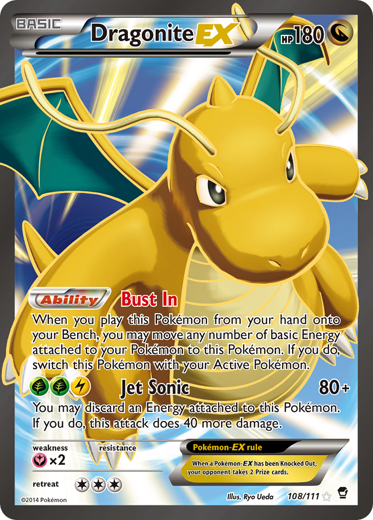 Dragonite EX (108/111) [XY: Furious Fists] | Exor Games Dartmouth