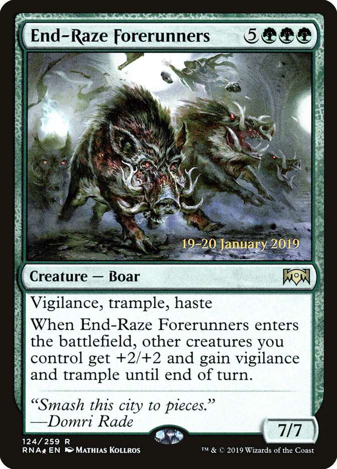 End-Raze Forerunners [Ravnica Allegiance Prerelease Promos] | Exor Games Dartmouth