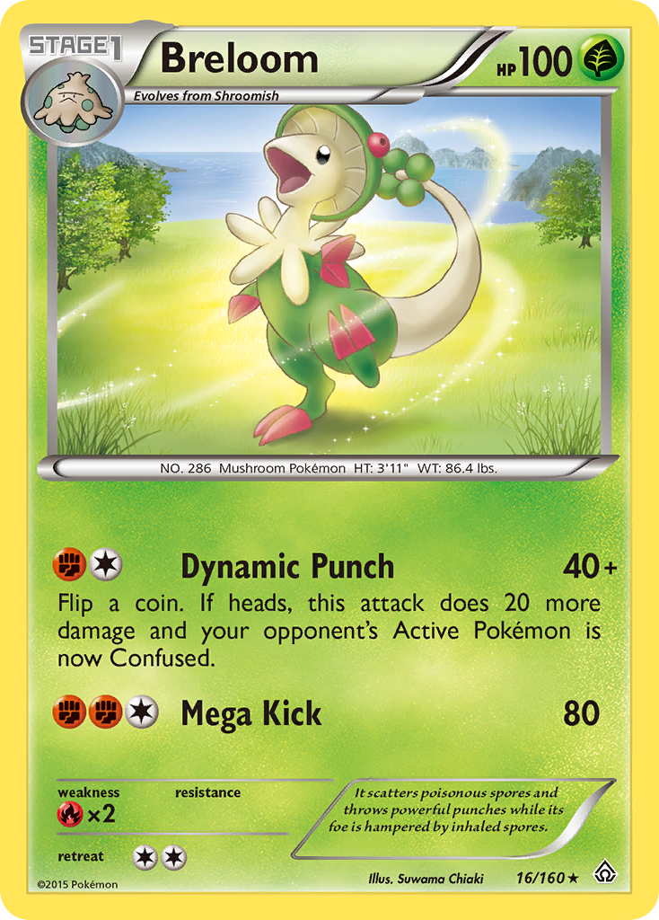 Breloom (16/160) [XY: Primal Clash] | Exor Games Dartmouth